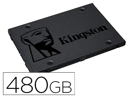 Imagen Disco duro ssd kingston 2,5" interno sa400s37 480 gb