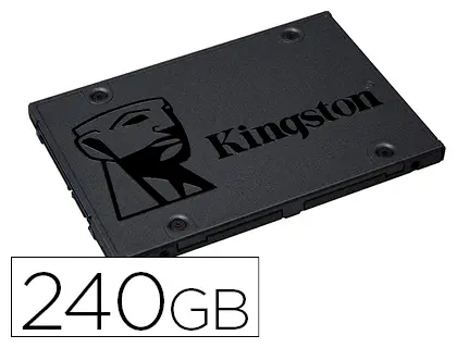 Imagen Disco duro ssd kingston 2,5" interno sa400s37 240 gb