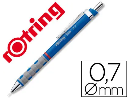 Imagen Portaminas rotring tikky 0,7 mm azul