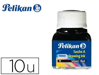 Imagen Tinta china pelikan colores surtidos frasco 10 ml