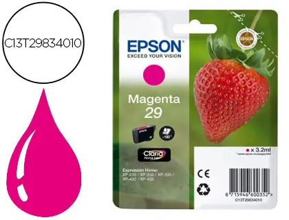 Imagen Ink-jet epson home 29 t2983 xp435/330/335/332/430/235/432 magenta 175 pag