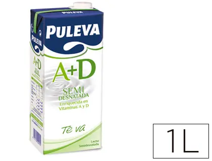 Imagen Leche semidesnatada puleva brik de 1 litro