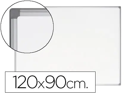 PIZARRA BLANCA MAGNETICA NOBO PREMIUM PLUS VITRIFICADA MARCO ALUMINIO 90X60  CM