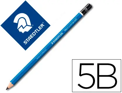 Imagen Lapices de grafito staedtler mars lumograph 100 5b unidad