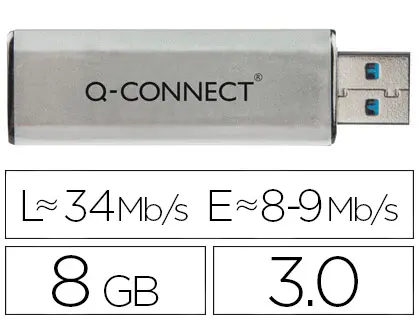 Imagen Memoria usb q-connect flash 8 gb 3.0