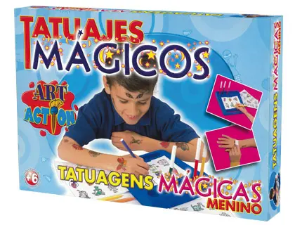 Imagen Juego de mesa falomir tatuajes magicos infantil