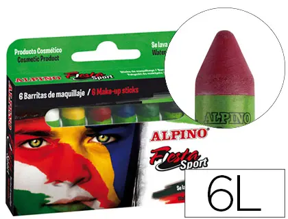 Imagen Barra maquillaje alpino set de maquillaje sport 6 colores