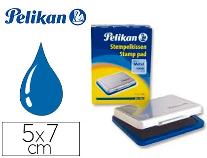 Imagen Tampon pelikan n 3 azul 50x70 mm