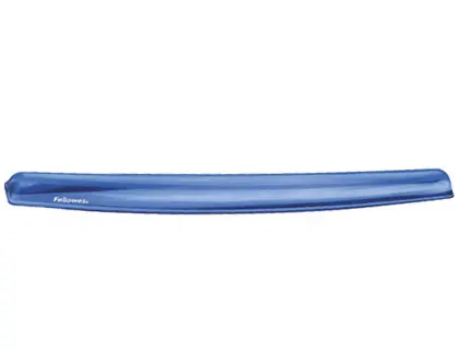Imagen Reposamuecas de gel fellowes para teclado color azul 26x48x57 cm
