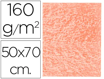 Imagen Fieltro liderpapel 50x70cm color carne 160g/m2