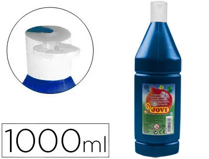 Imagen Tempera liquida jovi escolar 1000 ml azul ultramar