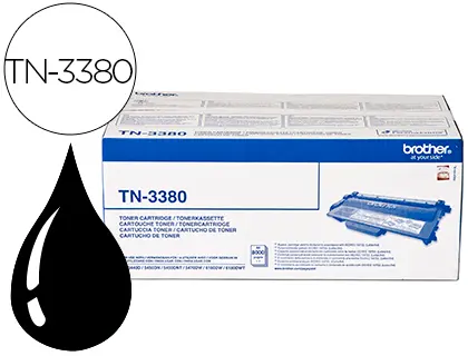 Imagen Toner brother tn-3380 para impresoras hl-5440d/5450dn/5470dw/6180dw 8000 pag