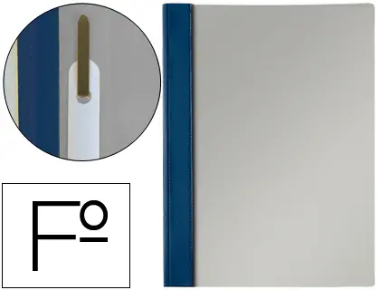 Imagen Carpeta dossier fastener pvc esselte folio azul marino