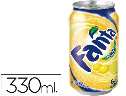 Imagen Refresco fanta limon lata 330ml