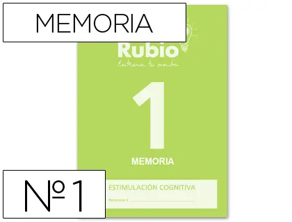 Imagen Cuaderno rubio entrena tu mente estimulacion cognitiva memoria 1