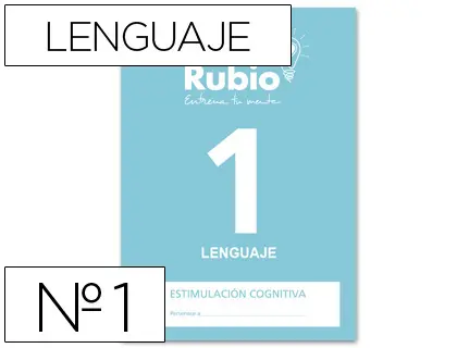 Imagen Cuaderno rubio entrena tu mente estimulacion cognitiva lenguaje 1