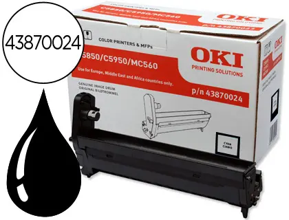 Imagen Tambor oki c5850/5950 negro -20000pag-