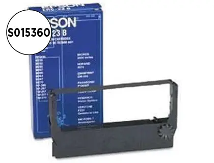 Imagen Cinta impresora epson erc-23b negra m-250 250a 255 255a 260 260a 264 265 265a 280 280a av tm-267/267ii