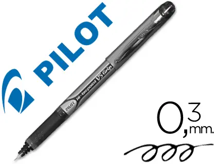 Imagen Rotulador pilot punta aguja v-5 grip negro 0.5 mm