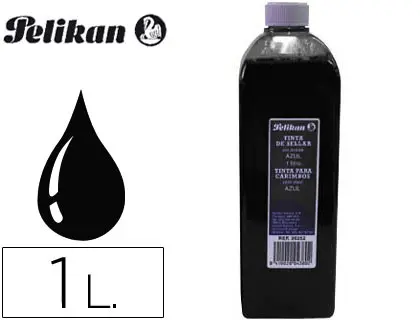 Imagen Tinta tampon pelikan negra -frasco de 1 litro