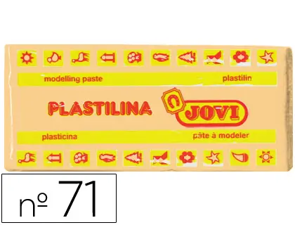 Imagen Plastilina jovi 71 carne -unidad -tamao mediano