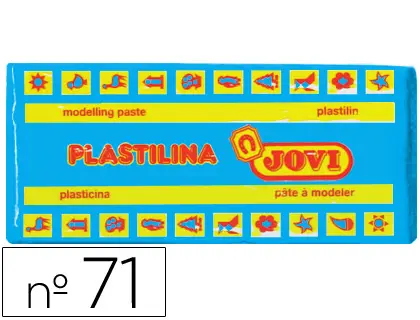 Imagen Plastilina jovi 71 azul claro -unidad -tama�o mediano