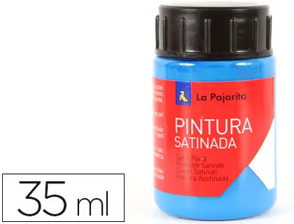 Imagen Pintura latex la pajarita cyan 35 ml