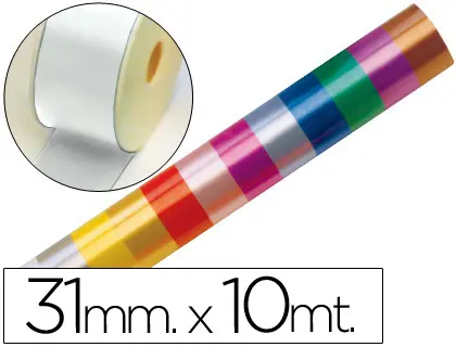 Imagen Cinta fantasia 10 mt x 31 mm blanco