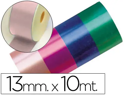 Imagen Cinta fantasia 10 mt x 13 mm rosa