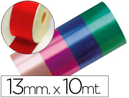 Imagen Cinta fantasia 10 mt x 13 mm rojo