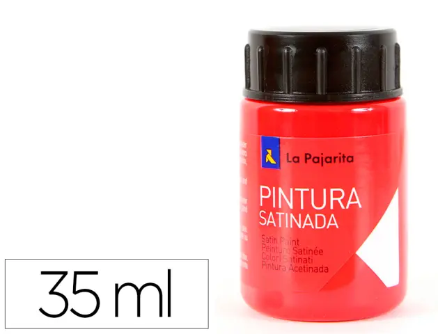 Imagen Pintura latex la pajarita bermellon 35 ml