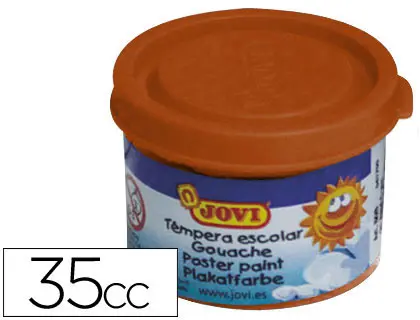 Imagen Tempera jovi 35 ml marron