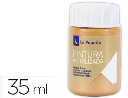 Imagen Pintura metalizada la pajarita oro ducado 35 ml