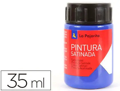 Imagen Pintura latex la pajarita azul ultramar 35 ml