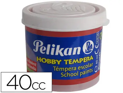 Imagen Tempera hobby 40 cc bermellon -n.58