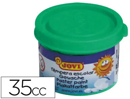 Imagen Tempera jovi 35 ml verde medio