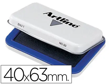 Imagen Tampon artline n 00 azul -40x63 mm