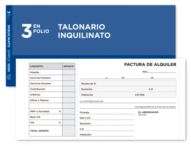 Imagen Talonario liderpapel inquili- nato tres del folio 107 -con condiciones