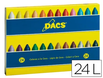 LAPICES CERA PLASTIDECOR CAJA DE 36 COLORES