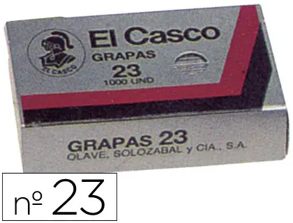 Imagen Grapas el casco 23 -caja de 1000