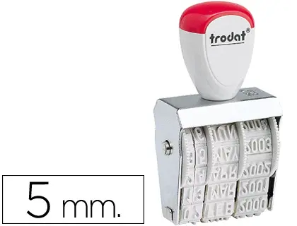 Imagen Fechador trodat 1020 de 5 mm