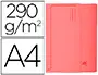 Imagen Subcarpeta cartulina con bolsa exacompta din a4 rojo 290 gr 2