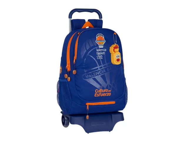 Imagen Cartera escolar safta con carro valencia basket club 320x160x440 mm