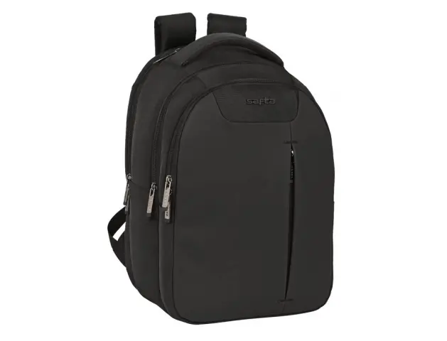 Imagen Cartera escolar safta business (black-blue-grey) mochila portatil 15,6" y 14,1" + tab 9,7"+usb