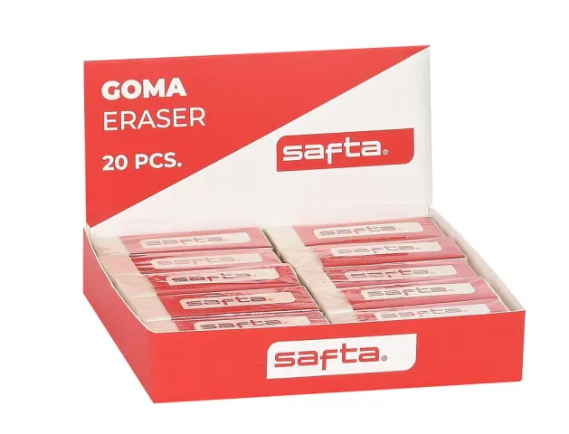 Imagen Goma de borrar safta 125x115x25 mm