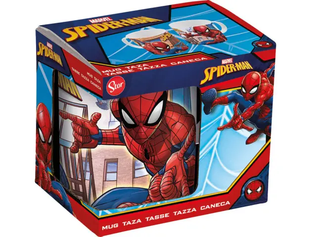 Imagen Taza grande safta escolar 325 ml 117x87x100 mm spider-man great power