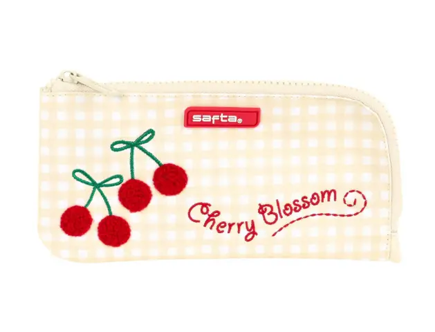 Imagen Bolso escolar safta portatodo cherry plano 230x10x110 mm