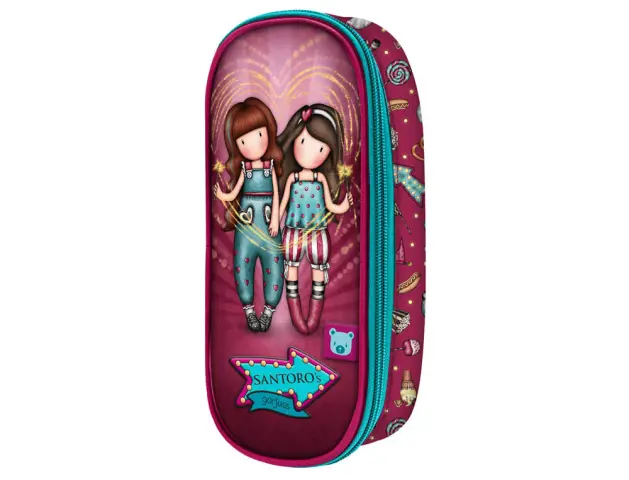 Imagen Bolso escolar safta portatodo gorjuss fairground 230x100x60 mm