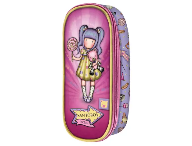 Imagen Bolso escolar safta portatodo gorjuss fairground 230x100x60 mm