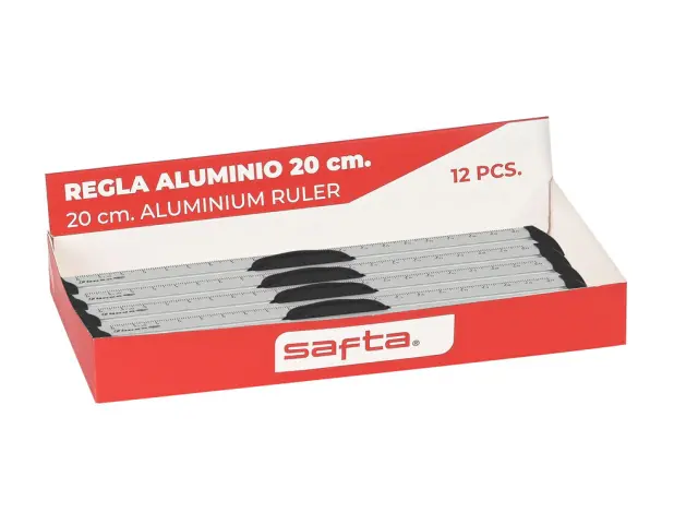 Imagen Regla aluminio safta 20 cm